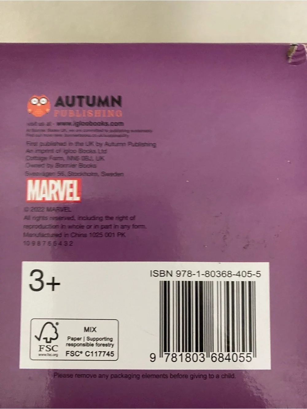 Marvel avengers purple